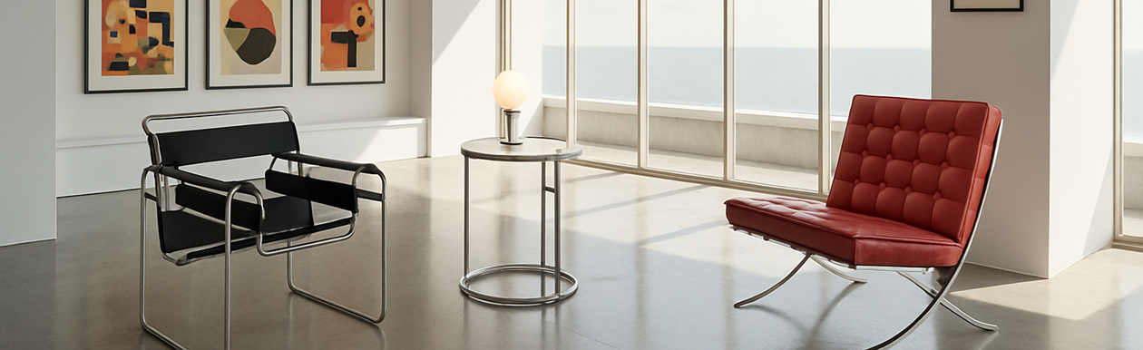 Bauhaus Woonkamer met Oceaanuitzicht_1260x350